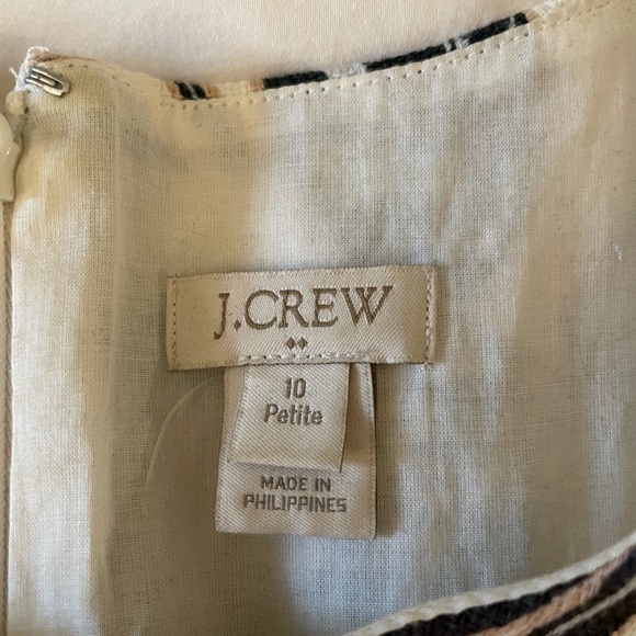 Linen Floral Pattern J. Crew Shift Dress - Picture 3 of 3